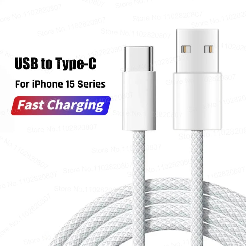 Câble IPhone USB / USB-C 16 15 14 13 12 11 Pro Max 35W