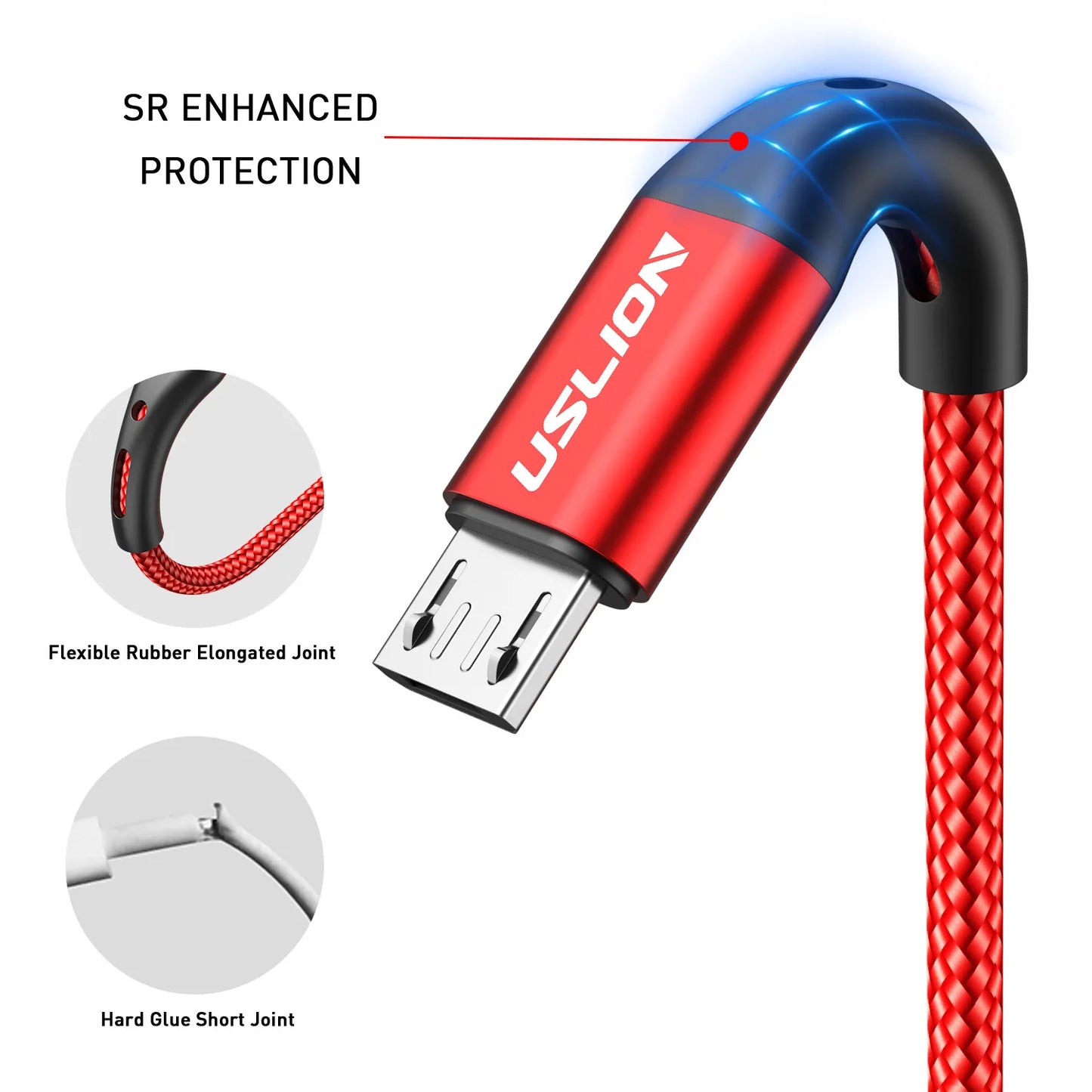 Câble micro USB Samsung S6 Xiaomi Redmi Android