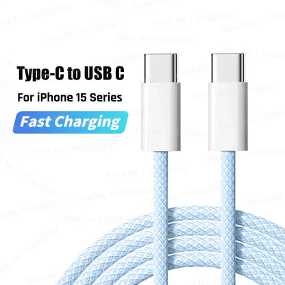 Câble IPhone USB / USB-C 16 15 14 13 12 11 Pro Max 35W